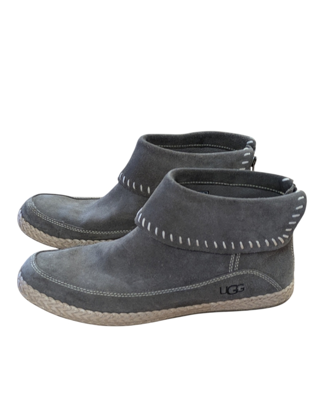 UGG Varney Gray Suede Ankle Boot Size 9